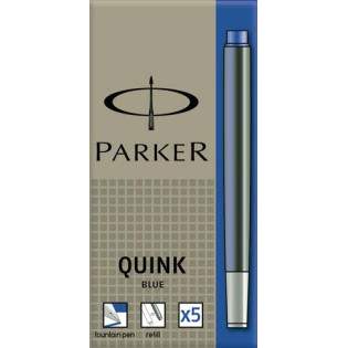 NABOJE DO PIÓRA PARKER NIEBIESKIE Z11 5 SZTUK