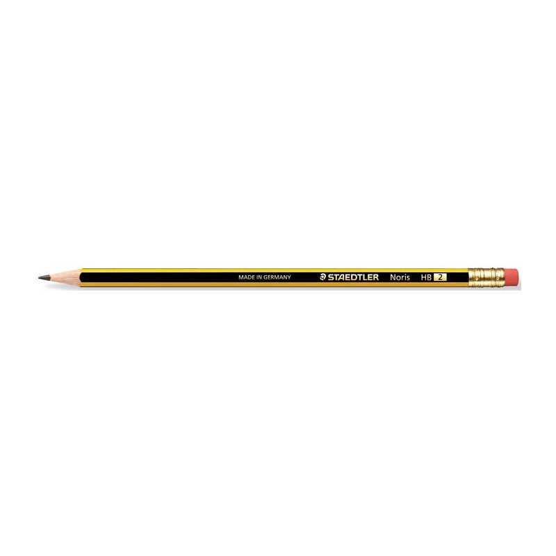OŁÓWEK Z GUMKĄ HB STAEDTLER NORIS 122