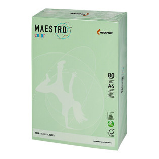 PAPIER KSERO KOLOR A4 80G ZIELONY MAESTRO MG28 