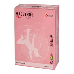 PAPIER KSERO KOLOR A4 80G RÓŻOWY MAESTRO PI25
