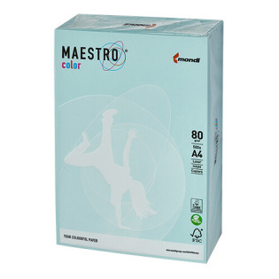 PAPIER KSERO KOLOR A4 80G NIEBIESKI MAESTRO BL29