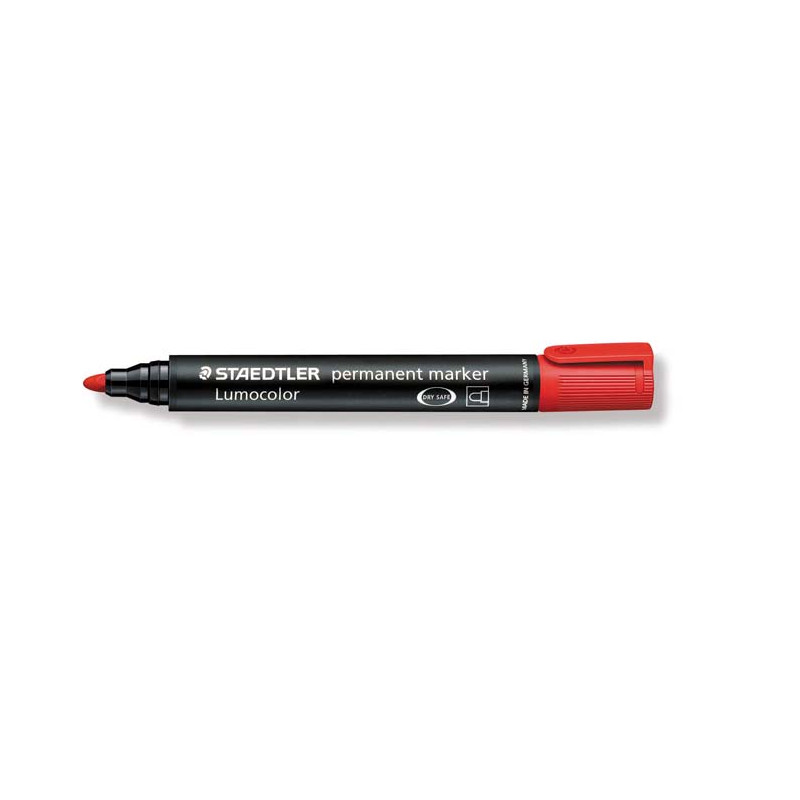 MARKER STAEDTLER LUMOCOLOR 352 CZERWONY OKRĄGŁY