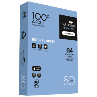 Papier ksero PAPERLINE Eye Care Recycled, A4, klasa C, 80 g/m², 500 ark.