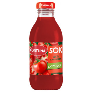Sok FORTUNA, pomidorowy, szkło, 0,3l