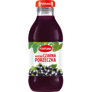 Nektar FORTUNA, czarna porzeczka, szkło, 0,3l