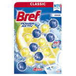 Kulki myjąco-zapachowe do toalet BREF Power Aktiv Lemon, 3x50g