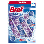 Kulki myjąco-zapachowe do toalet BREF Power Aktiv Lavender, 3x50g