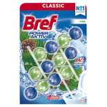 Kulki myjąco-zapachowe do toalet BREF Power Aktiv Pine, 3x50g