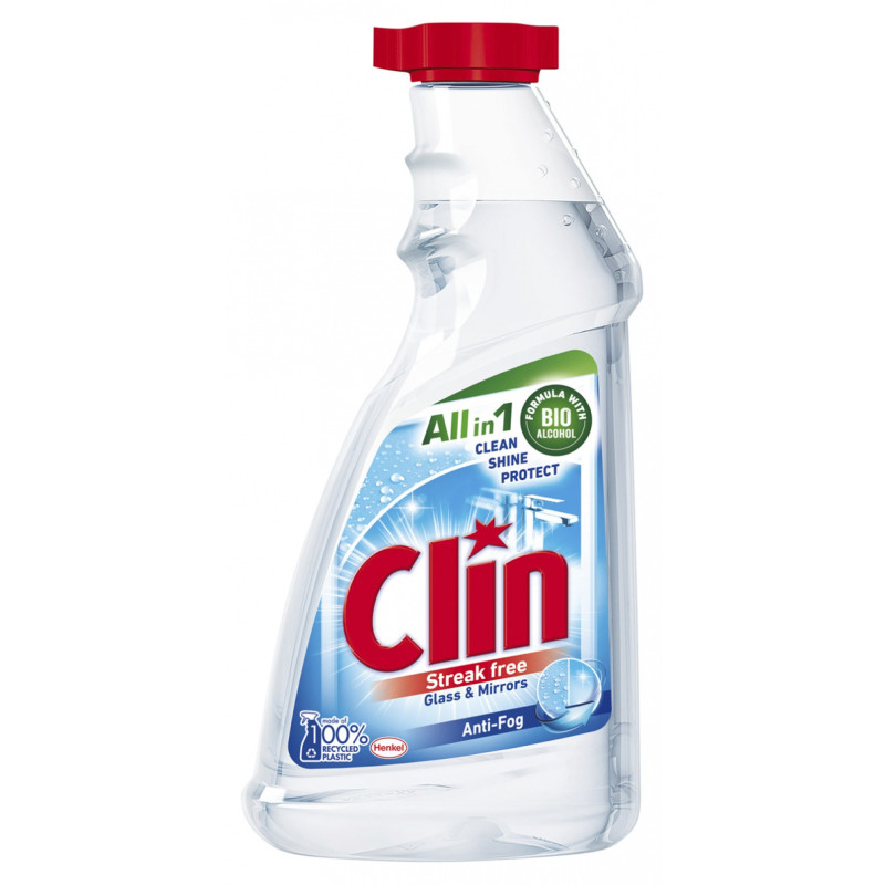 Płyn do mycia szyb CLIN Antypara, zapas, 500ml