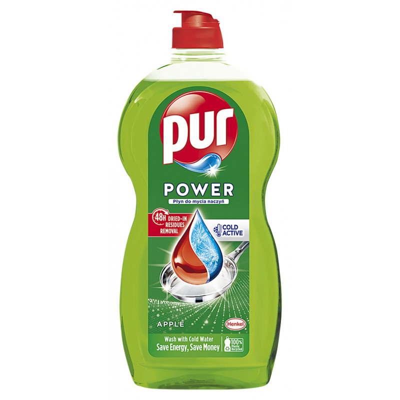 Płyn do mycia naczyń PUR Jabłko, 1,2l
