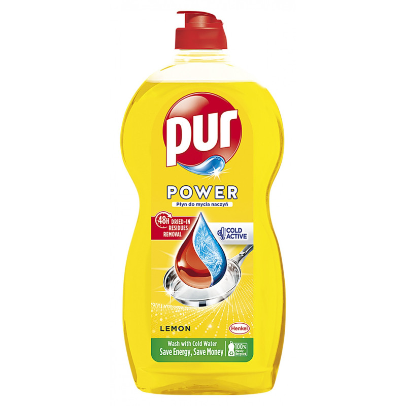 Płyn do mycia naczyń PUR Cytryna, 1,2l