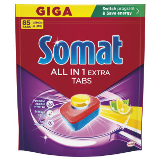 Tabletki do zmywarki SOMAT All in 1 Extra Lemon, 85 szt.