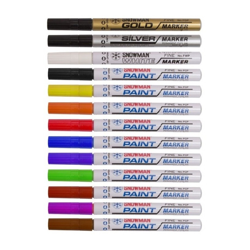 MARKER OLEJOWY SNOWMEN ŚREDNI FIOLETOWY