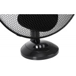 Wentylator MESKO, biurkowy, śr. 23cm, 45W, czarny