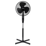 Wentylator MESKO, stojący, śr. 40cm, 90W, czarny