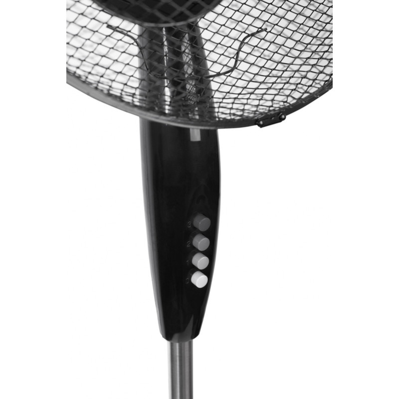 Wentylator MESKO, stojący, śr. 40cm, 90W, czarny