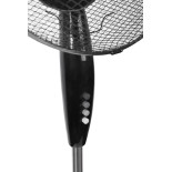 Wentylator MESKO, stojący, śr. 40cm, 90W, czarny