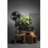 Wentylator MESKO, stojący, śr. 40cm, 90W, czarny