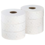 Papier toaletowy Jumbo SCOTT Essential, 2-warstwowy, 6 rolek x 1053 listki, biały