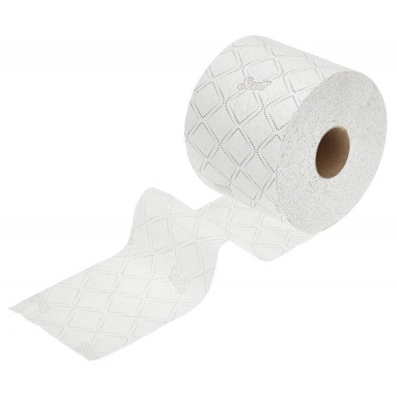 Papier toaletowy SCOTT Essential, 2-warstwowy, 6 rolek x 600 listków, biały
