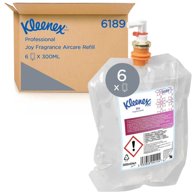 Odświeżacz powietrza KLEENEX Joy, wkład 300 ml, bezbarwny
