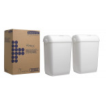 Kosz na śmieci KIMBERLY-CLARK, 43l, 2 szt., biały