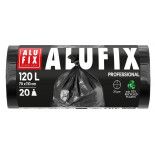 Worki na śmieci ALUFIX Professional, LDPE, 70x110cm, 21 μm, 120l, 20 szt., czarne