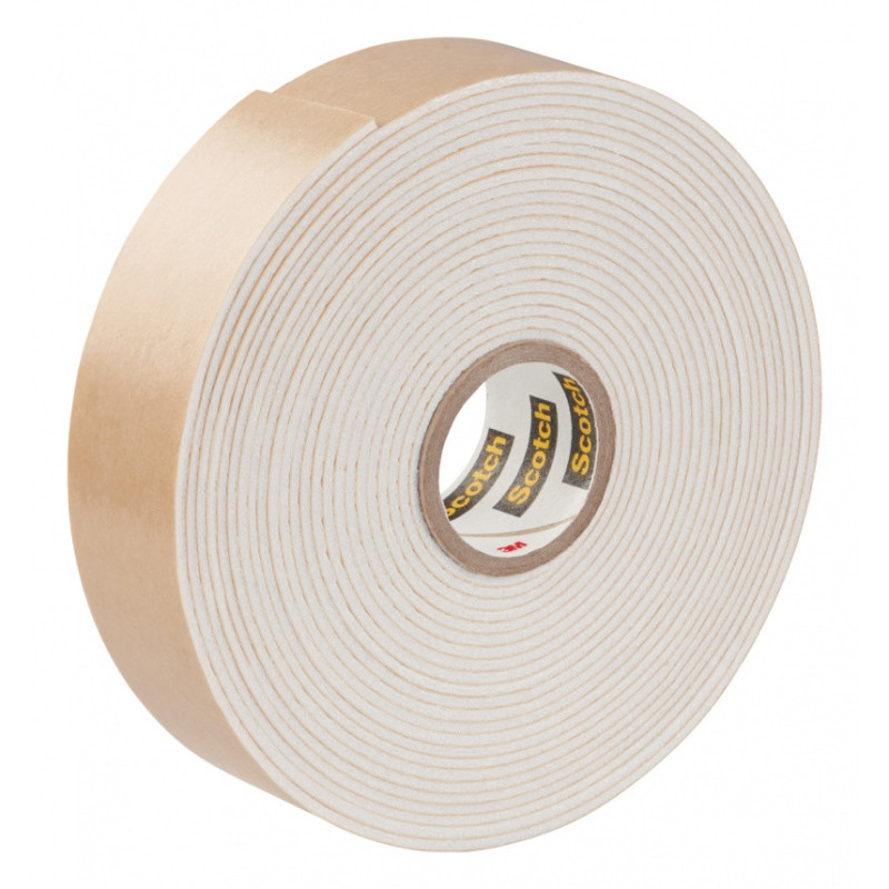 Taśma montażowa dwustronna SCOTCH-FIX Mirror (4496W-1950-P), 19mmx5m, biała