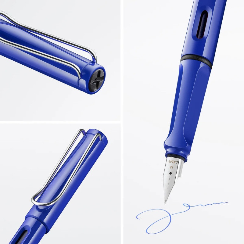 Pióro wieczne LAMY Safari 014, F, niebieskie