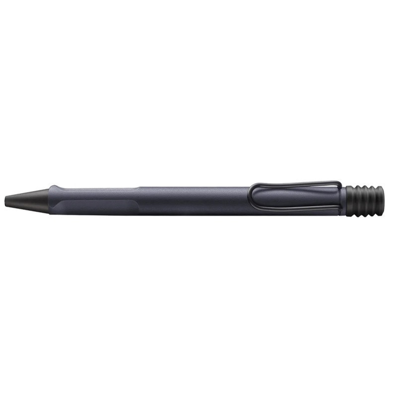 Długopis LAMY Safari 2E2, M, z niebieskim wkładem, grafitowo-czarne
