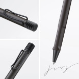 Długopis LAMY Safari 217, M, z niebieskim wkładem, grafitowy