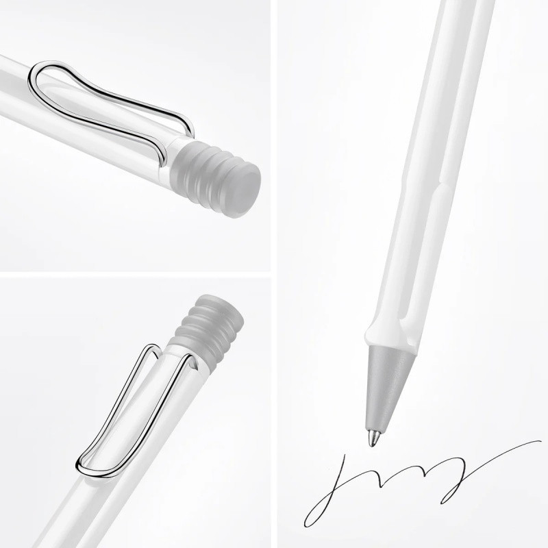 Długopis LAMY Safari 219, M, z czarnym wkładem, biały