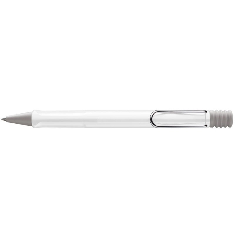 Długopis LAMY Safari 219, M, z niebieskim wkładem, biały