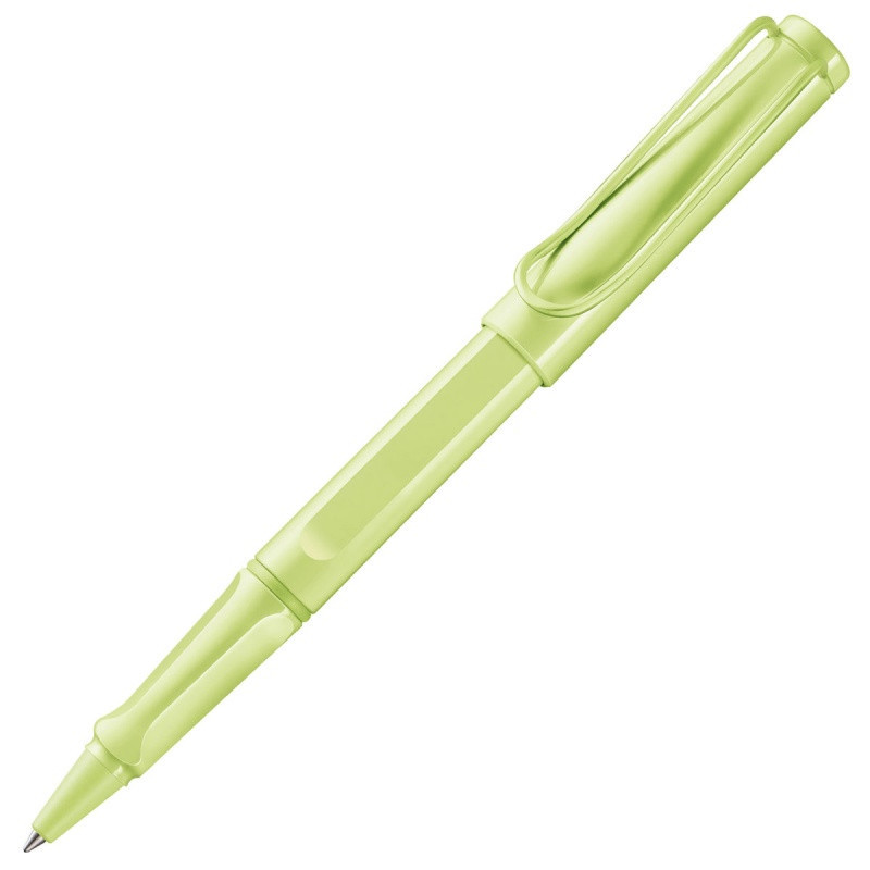 Pióro kulkowe LAMY Safari 3D0, M, z czarnym wkładem, jasnozielony