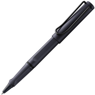 Pióro kulkowe LAMY Safari 3E2, M, z czarnym wkładem, grafitowo-czarne