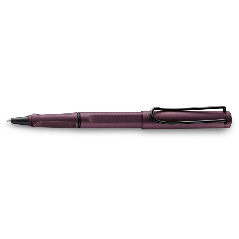 Pióro kulkowe LAMY Safari 3E3, M, z niebieskim wkładem, fioletowy