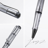 Pióro kulkowe LAMY Safari 312, M, z niebieskim wkładem, transparentny