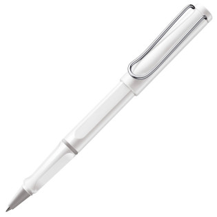 Pióro kulkowe LAMY Safari 319, M, z niebieskim wkładem, biały