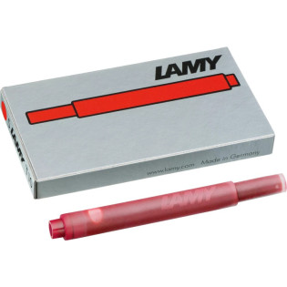 Naboje atramentowe LAMY T10, 5 szt., czerwony