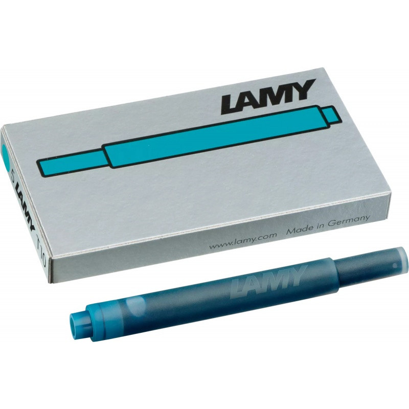 Naboje atramentowe LAMY T10, 5 szt., blister, turkusowy
