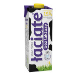 Mleko ŁACIATE, bez laktozy 1,5%, 1 l, krótki termin ważności