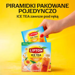 Herbata LIPTON, do parzenia na zimno, brzoskwinia, 10 torebek