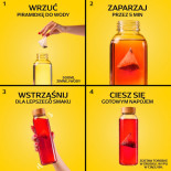Herbata LIPTON, do parzenia na zimno, malina i hibiskus, 10 torebek