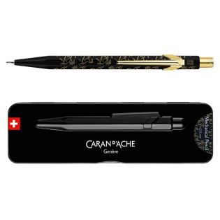 Ołówek mechaniczny CARAN D'ACHE 844 Horse, 0,5mm, w pudełku, czarny