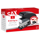 Zszywacz SAX 259 EasyPro S, zszywa do 20 kartek, 24/6, 26/6, czarny