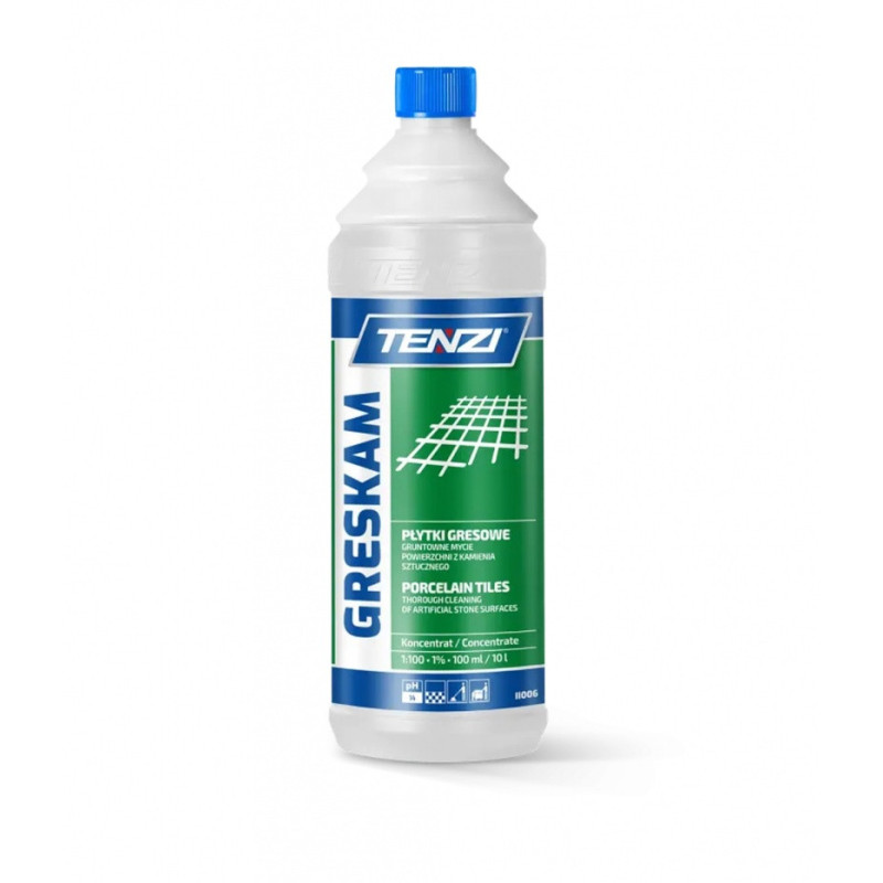 Płyn do czyszczenia płytek z kamienia sztucznego TENZI, Greskam, 1l