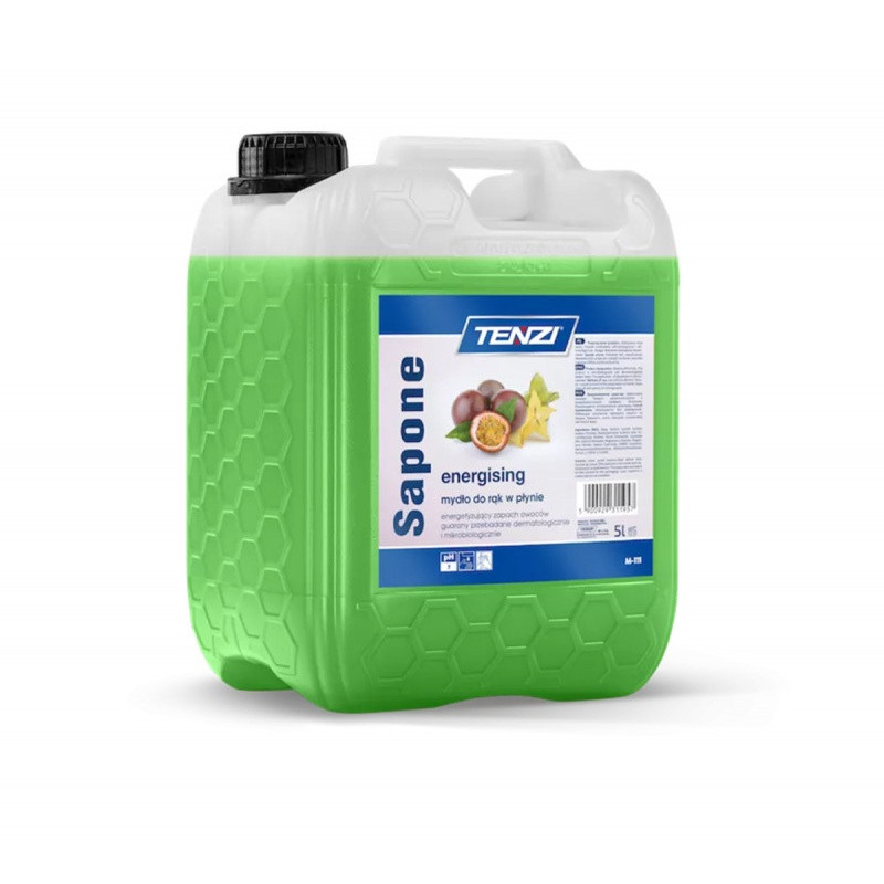 Mydło w płynie TENZI, zapach guarany, Sapone Energizing, 5l