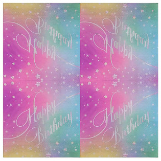 Serwetki papierowe PARTY GO Happy Birthday, 33x33cm, 10 szt., mix kolorów