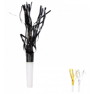 Trąbka imprezowa PARTY GO, 17cm, 8 szt., mix kolorów