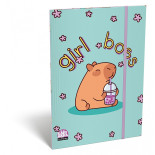 Teczka z gumką ICO Lizzy Lollipop Capybara, A5, mix kolorów